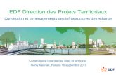 EDF Direction des Projets Territoriaux - Centre-Ville en ......En synthèse le cadre est le suivant : Loi Grenelle II: obligation de pré-équipement « d’une partie » des parkings