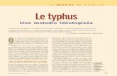 DE MÉMOIRE DE MÉDECIN Le typhus · 2019. 3. 14. · Hirszfeld (au centre, avec la canne). Immunologiste polonais qui a combattu le typhus au sein de l’armée serbe pendant la