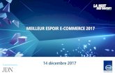 MEILLEUR ESPOIR E-COMMERCE 2017 · 2017. 9. 22. · PRESENTATION En partenariat avec le -En 2010, la Fevad a lancé le Prix du meilleur espoir e-Commerce.-Véritable trait d'union