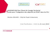 VADEMECUM Plan Climat Air Energie Territorial Guide pour …caue.dromenet.org/retour-sur-les-manifestations... · 26/04/2018 Comité de Pilotage PCAET Cible 2025 de réduction des
