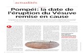 Archéologie Pompéi : la date de l’éruption du Vésuve ...pompeiisites.org/wp-content/uploads/lerecherche-14-17.pdf · l’éruption du Vésuve remise en cause Si l’éruption