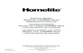 Pressure Washer Replacement Parts 3 HOMELITE PRESSURE WASHER MODEL NO. UT80993F SERIES NOTE A: Homelite