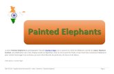 Charles Fréger, qui a capturé en 2013 les éléphants ... · Défi TICE 95 – English around the world C3 – India – Activité 3 – Painted elephants Page 1 La série Painted