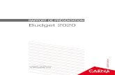 RAPPORT DE PRÉSENTATION Budget 2020...6 BUDGET 2020 Présentation générale 188 M € FONCTIONNEMENT 134 279 632 135 749 513 72 % 1,1 % opérations réelles 125 790 848 127 051 450