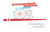 Vers un système vélo… - DREAL des Pays de la Loire · L’intermodalité en gare = 35 km de train en moyenne Préacheminement vélo = 3 km . Bénéfice pour la santé • Niveau