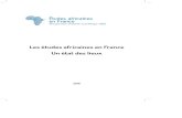 Les études africaines en France Un état des lieuxetudes-africaines.cnrs.fr/wp-content/uploads/2016/03/...Les études africaines en France, un état des lieux - 2016 6 CNRS. De fait,