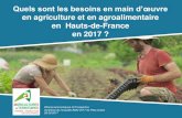 Quels sont les besoins en main d’œuvre - Hauts-de-France · Les projets de recrutement par secteurs en Hauts-de-France 17 Hausse du nombre de projets de recrutement par rapport