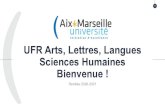 UFR Arts, Lettres, Langues Sciences Humaines Bienvenue...Axe 1 – Domaines de l’enseignement et de la recherche , Axe 2 – Domaines du livre, Axe 3 – Lettres, langues et sciences