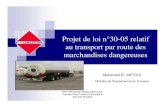 projet de loi TMD CPC · 2017. 4. 5. · 8ème Workshop "Responsible Care" Transport des Produits Chimiques & Sécurité Routière Réforme du transport de marchandises 13 mars 2003,