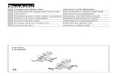 GB Compound Miter Saw INSTRUCTION MANUAL · Do not use the saw to cut other than wood, aluminum or similar materials. 28. Connect miter saws to a dust collecting device when sawing.