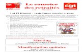 Le courrier des retraités - Freeretraitescgtpsa.free.fr/Publications/Courrier_retraites_015_2016_03.pdf · Rupture du CDI justifiée pour « réorganisation de l’entreprise »,