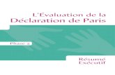 L’Évaluation de la Déclaration de Paris · 2018. 5. 23. · Mallika Samaranayake Mai 2011. iv Évaluation de la Déclaration de Paris • Rapport final • mai 2011 L a Déclaration