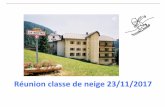 Réunion classe de neige 23/11/2017 - ac-besancon.frprim-lacombotte-dasle.ac-besancon.fr/wp-content/uploads/... · 2017. 11. 23. · Le financement : Coût du séjour : 15 370 €
