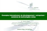 Exemples internationaux de développement / entreprises / … · 2020. 4. 2. · Exemples internationaux de développement / entreprises / solutions de technologies vertes Dr. Yassine