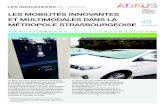 Les mobiLités innovantes et muLtimodaLes dans La 49 ... · multimodales en 2011. Dans la zone d’emploi de Strasbourg, il représente 6,5 % des établissements contre 6,3 % à l’échelle