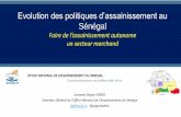 Evolution des politiques d’assainissement au Sénégal •Mise en place d’un centre d’appel. Introduction de Omni-Processeur qui produit : •Electricité •Engrais •Eau •Construction