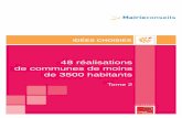 48 rأ©alisations de communes de moins de 3500 habitants ... Anne Laure, Xavier Toutain, Maryline Trassard