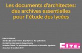 Les documents d’architectes: des archives essentielles pour l ...inventaire.aquitaine.fr/fileadmin/pdf/JE2019_Delorme_low.pdfLes documents d’architectes: des archives essentielles