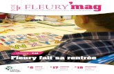 LA MAIRIE - Fleury fait sa rentrée...Aldebert pour tous Fleury’mag, journal d’information de la Ville de Fleury-Mérogis, est imprimé à 2 600 exemplaires sur papier 100 % recyclé.