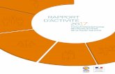 RAPPORT D'ACTIVITÉ 2017...C D A D Haute-Garonne 2 Rapport Annuel 2017 - Poursuivre la politique, novatrice et de grande envergure, de sensibilisation des jeunes à la citoyenneté