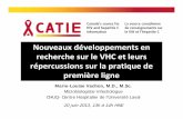 Nouveaux développements en recherche sur le VHC et leurs sur la … · Nouveaux développements en recherche sur le VHC et leurs répercussions sur la pratique de première ligne
