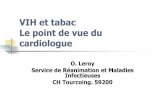 VIH et tabac Le point de vue du cardiologue - GILAR · VIH 30 Mai 2006. 82 unités spécialisées françaises 593 patients étudiés 43% fumeurs actifs vs. 31% dans population française