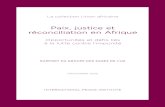 Paix, justice et réconciliation en Afrique · 2014. 4. 22. · (IPI, Institut international pour la paix). L’IPI souhaite en particulier remercier les auteurs ayant rédigé le