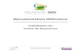 Documentation Utilisateur · 2016. 4. 1. · Réf. : DU_CENTRE-DE-RESSOURCES GSPT / Collectivité Territoriale de Guyane Date : 29/03/2016 - 3 - I. Introduction La plateforme GUYANE