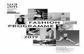 FASHION PROGRAMME · 2019. 2. 25. · Suite au succès des deux premières éditions, Wallonie-Bruxelles Design Mode reconduit en 2019 son aide personnalisée à des marques de mode
