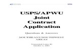 Southern Region USPS/APWU Joint Contract Application, Transmittal Letter #2 · 2019. 11. 15. · Southern Region USPS/APWU Joint Contract Application, Transmittal Letter #2 Author: