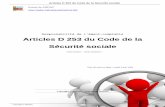 Articles D 253 du Code de la Sécurité sociale - andacandac.info/IMG/article_PDF/Articles-D-253-du-Code-de-la...Articles D 253 du Code de la Sécurité sociale