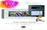 Kits vidéo SOUL · G SOUL/2 Platine de rue pour pose en saillie 2 appels G SOUL/4 Platine de rue pour pose en saillie 3 ou 4 appels caméras de vidéoprotection Caméras analogiques