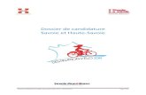 Dossier de candidature Savoie et Haute-Savoie...(Vélo à Assistance Electrique) afin d’aompagne et de onseille au mieux les teitoies ui souhaiteraient se positionner vis-à-vis