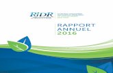 RAPPORT ANNUEL 2016 · 2017. 3. 17. · polystyrènes verra le jour en 2017 en collaboration avec la MRC des Laurentides, la Régie et la partici-pation financière de Tricentris.