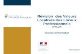 CNCC - Révision des Valeurs Locatives des Locaux ......valeur locative et à la taxation au titre de la TF et de la CFE en 2017 de locaux professionnels entrant dans le champs de