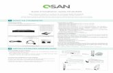 Guide d’installation rapide XCubeSAN XCubeSAN...2017/06/28  · Merci d’avoir acheté un système de stockage QSAN XCubeSAN. Ce manuel s’applique pour une mise en route rapide