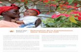 Prévention de la Transmission Mère-Enfant du VIHVIH, de la planification familiale, de l’évaluation du risque de transmission du VIH, du dépistage et du traitement des infections