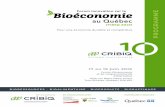 Forum innovation sur la Bioéconomie au Québec (FIBEQ 2019)‰vènements/FIBEQ 2019... · nous, il ne fait aucun doute que la bioéconomie répondra aux besoins des industries et