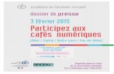 Concertation nationale sur le numérique pour l’éducation ... · • Le Puy-en-Velay • et Clermont-Ferrand. ... logiciel Evalinéa (exerciseur web et tablette); tablettes à