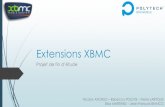 Extensions XBMC - · PDF file 2014. 3. 27. · Les objectifs Plugins pour XBMC : OpenHAB Philips Hue Caméras de surveillance VLC Flux d’actualité twitter Amélioration de la télécommande