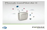Phonak ComPilot Air II - phonakpro.com€¦ · 2 1. Bienvenue 5 2. Découvrir votre ComPilot Air II 6 2.1 Légende 7 3. Démarrage 8 3.1 Préparation du chargeur 8 3.2 Chargement