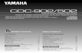 Home - Yamaha - CDC902/502.ENG (96.10.09) · 2019. 1. 25. · Index Search..... 16 CD Synchronized Recording ... As the laser beam used in this compact disc player is harmful to the
