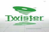 FRtwisterpad.com/wp-content/uploads/2016/11/Twister... · 2016. 11. 28. · Avec Twister, c’est tout le contraire. En nettoyant et en polissant le sol simultanément, Twister contribue