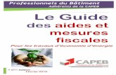 Adhérents de la CAPEB Le Guide · 2019. 3. 2. · Le Guide pratique des Aides pour les travaux d’Economie d’Energie - Edition Fév 2019 6 2. La TVA à 5,5% LES MESURES RELATIVES