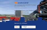 30 colloque de l’ADMEE-Europe au Luxembourg · 2019. 1. 16. · 7 30 e Vous êtes en train de lire la brochure « post-colloque e» du 30 colloque international de colloque de l’ADMEE-Europe