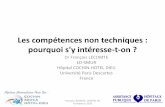 Les compétences non techniques : pourquoi s'y intéresse-t-onmedesim.fr/doc/Cours2015/2016CNTFormsimDUFL.pdf · médicaux sont lies à des problèmes de communication et de coordination