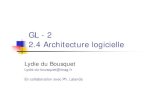 GL - 2 2.4 Architecture logicielle - imagmembres-lig.imag.fr/dubousquet/docs/2.4_Architecture.pdf · 2014. 1. 9. · L'architecture a une forte influence sur les propriétés finales
