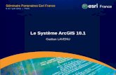 Plénière - Le Système ArcGIS 10 - Esri France · 2020. 3. 13. · Initially we focused on providing workstation \⠀猀椀渀最氀攀 甀猀攀爀尩 so\൬utions running on mini-computers