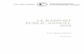 Le rapport public annuel 2018 - synthèseurpsinfirmiers-oi.fr/wp-content/uploads/2018/02/RPA2018-synthese-Tome-1.pdfenseignements à en tirer. En 2018, il couvre un très large champ