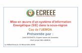 Mise en œuvre d’un système d’Information Energétique (SIE) dans … · 2018. 11. 26. · Présentation du projet Mise en œuve d'un système d'infomation énergétique 4 Contexte